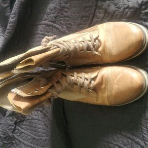 Steve madden distressed combat boots